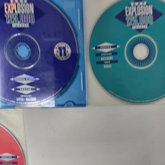 Vintage Macintosh Art Explosion 750,000 Design Software 13 Disc Set 1996 Unused - Picture 4 of 16
